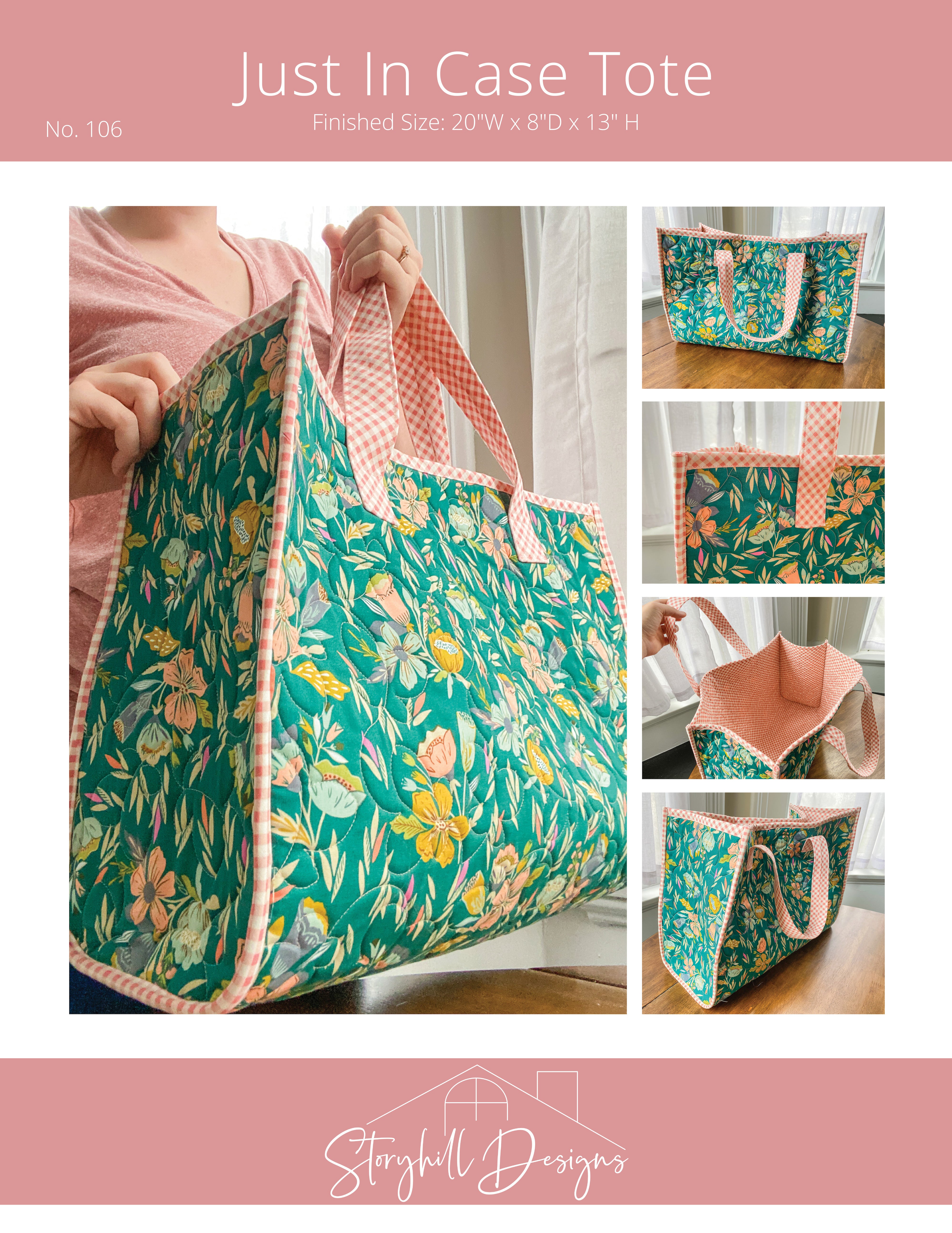 Boxy qpro tote pattern